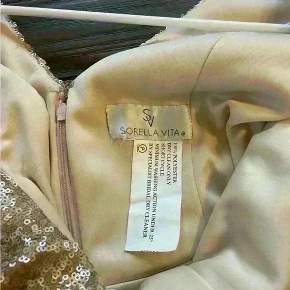 Sorella Vita Sequin Long Dress Gown - Picture 9 of 11